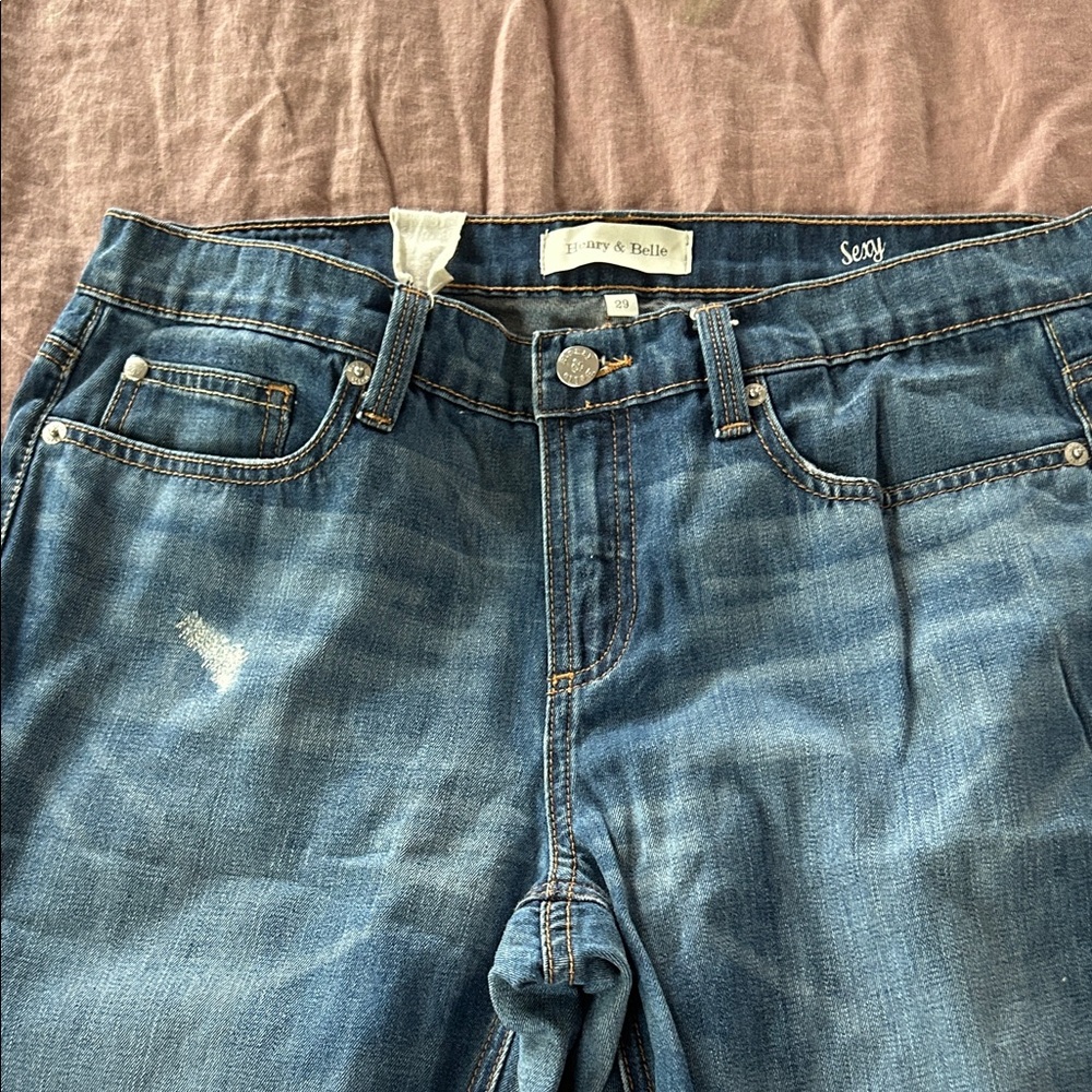 Henry & Belle Blue Boyfriend Jeans